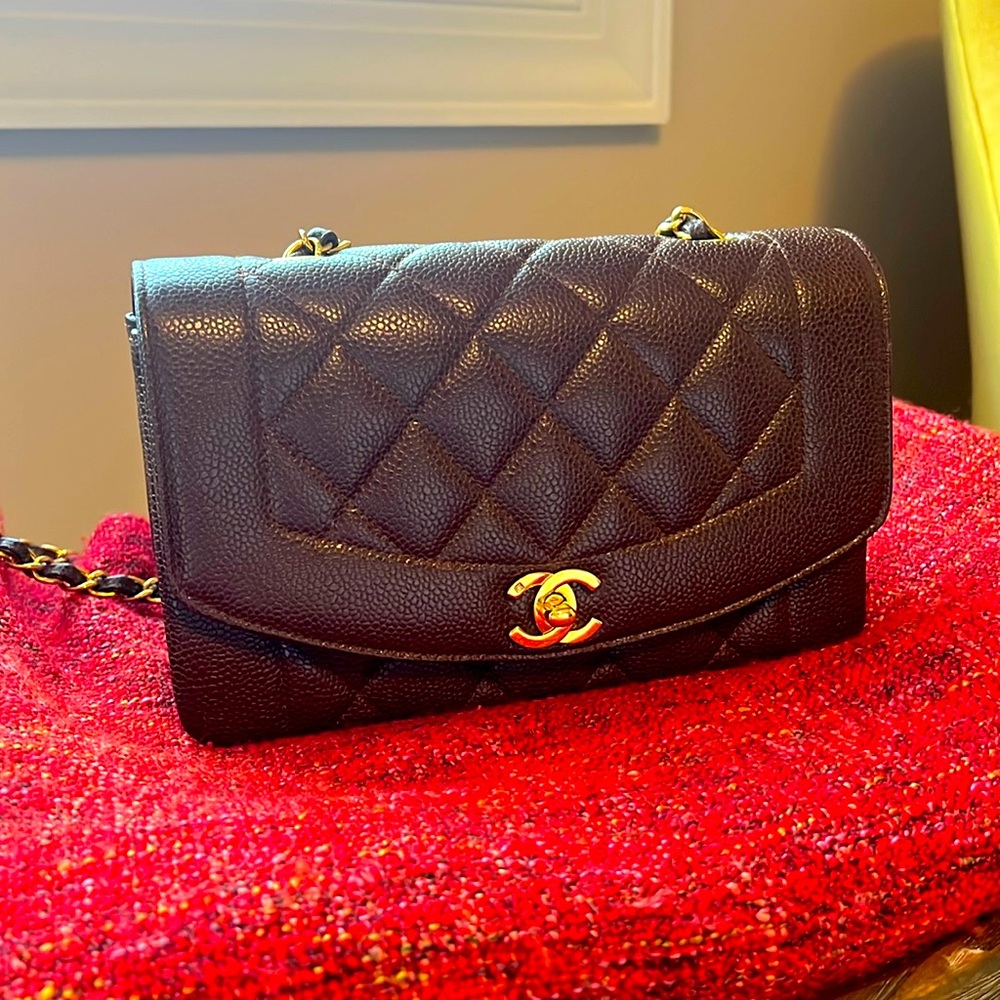 CHANEL Chocolate Brown Quilted Flap Bag